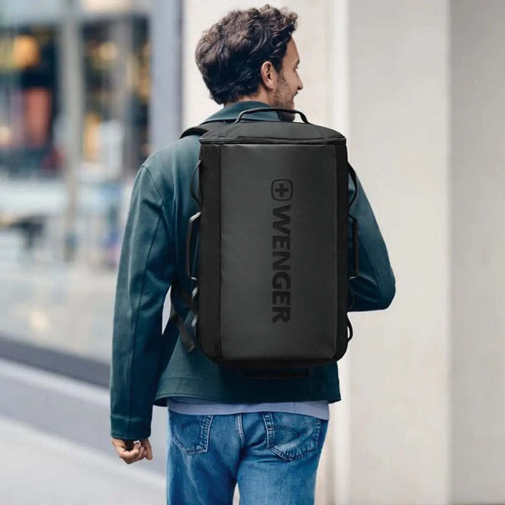 Wenger UrbanOne Laptop Compartment Travel Backpack Duffle Black 15.6 Inches