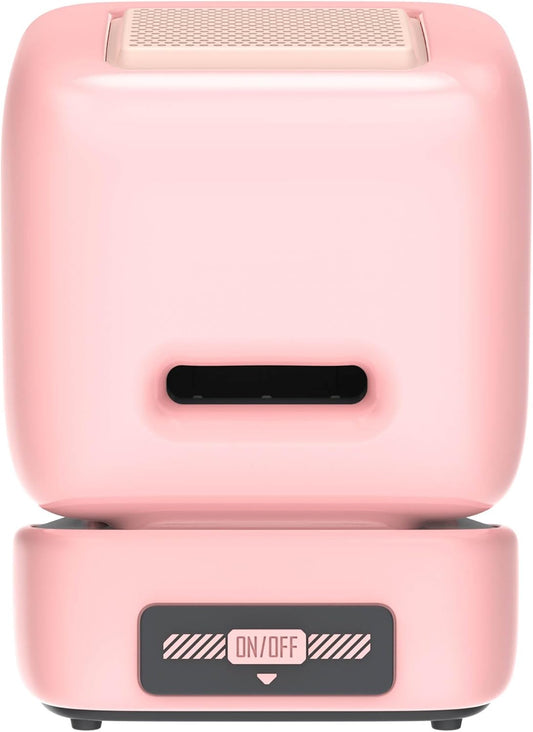 Divoom Ditoo-Mic Mini Karaoke Machine Pixel Art Bluetooth Speaker (Pink)