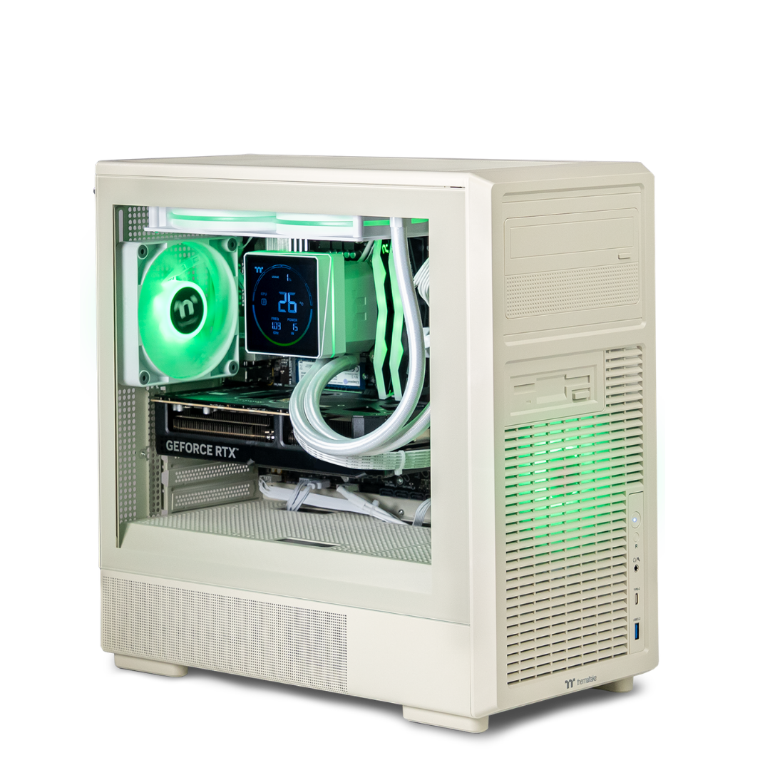 Thermaltake Retro PRO Gaming Desktop PC (AMD 7500F / RTX 5070 / 32GB RAM)