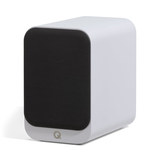 Q Acoustics 3020c Standmount Speakers Satin White Pair