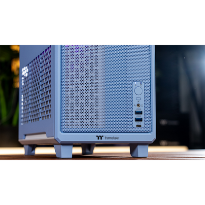 Thermaltake Nomad PRO Gaming Desktop PC ( Intel 14600KF / RTX 5070 / 32GB RAM) - Hydrangea Blue Edition