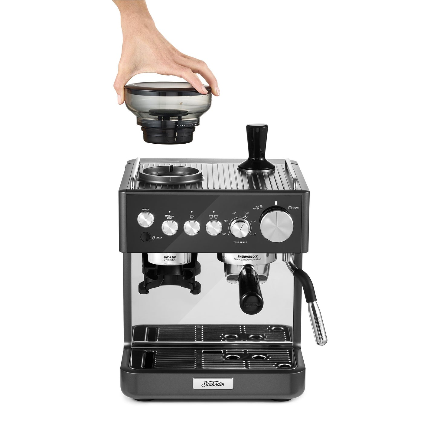 Sunbeam Origins Sense Espresso Machine (Graphite)