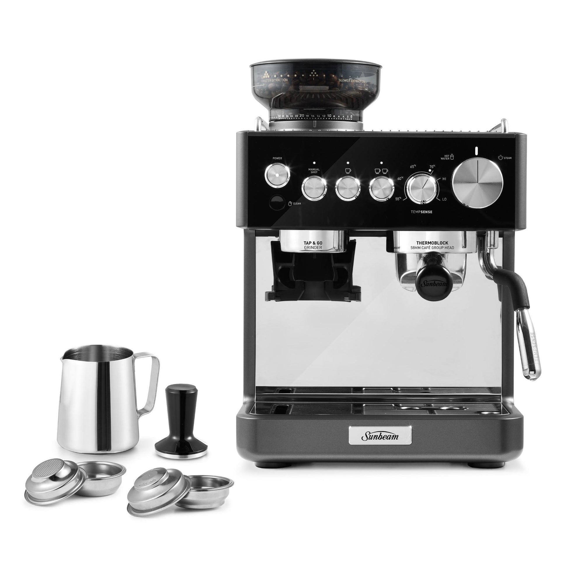 Sunbeam Origins Sense Espresso Machine (Graphite)