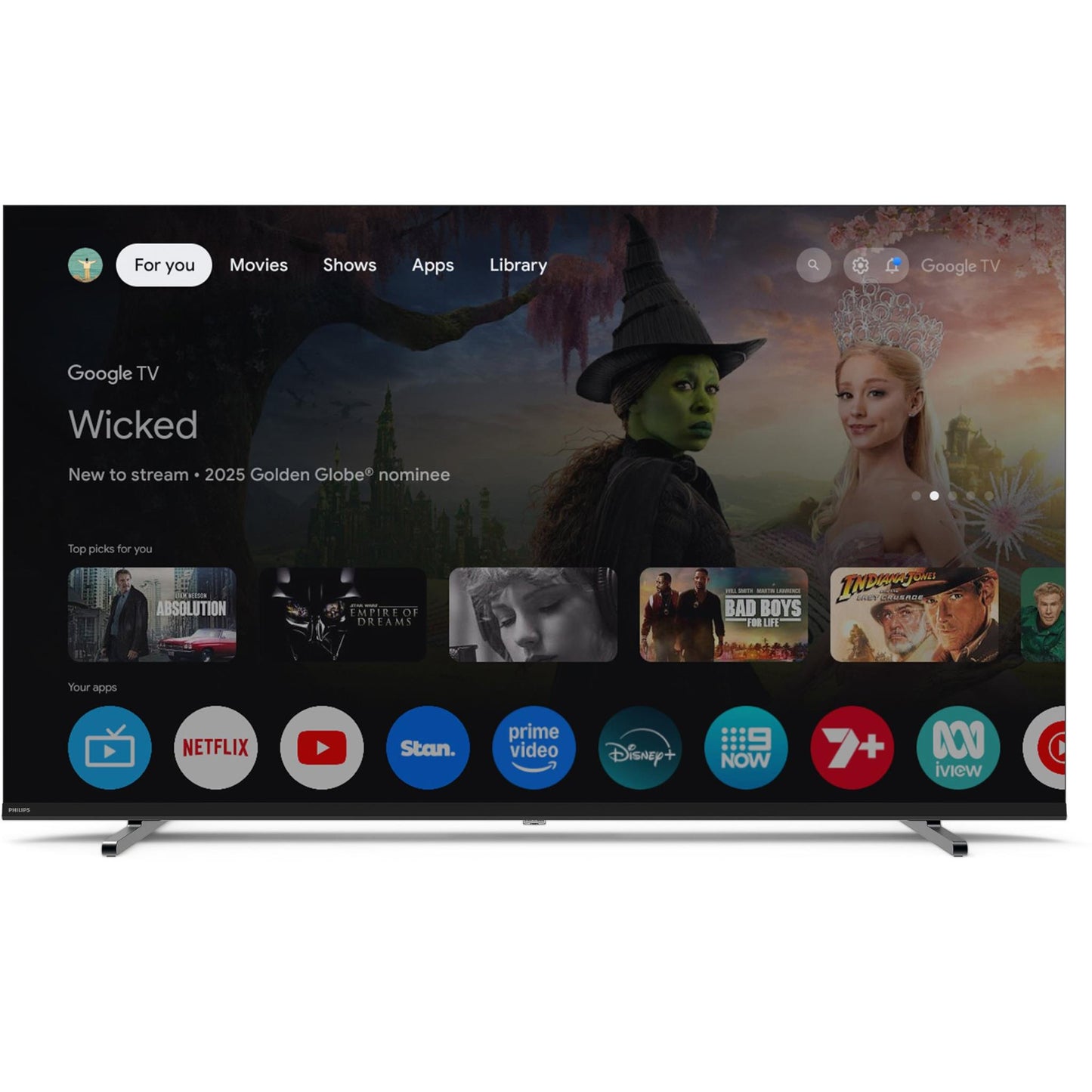 Philips 55" QLED 4K UHD Google TV [2025]