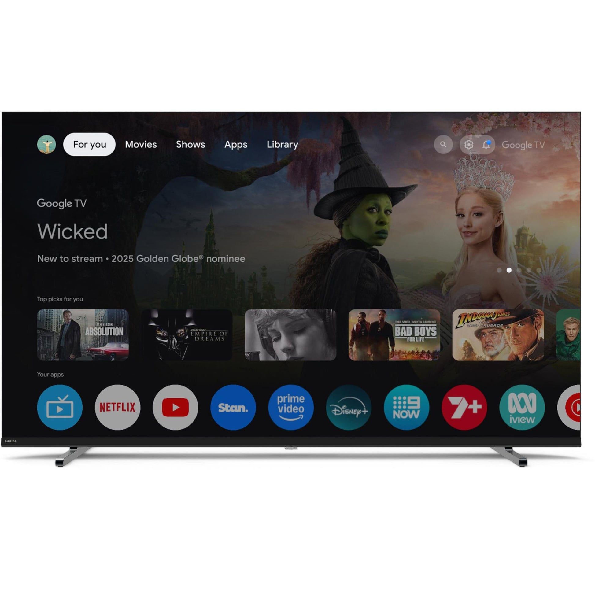 Philips 55" QLED 4K UHD Google TV [2025]
