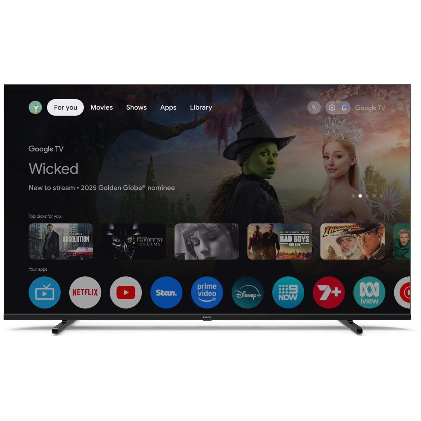 Philips 55" LED 4K UHD Google TV [2025]
