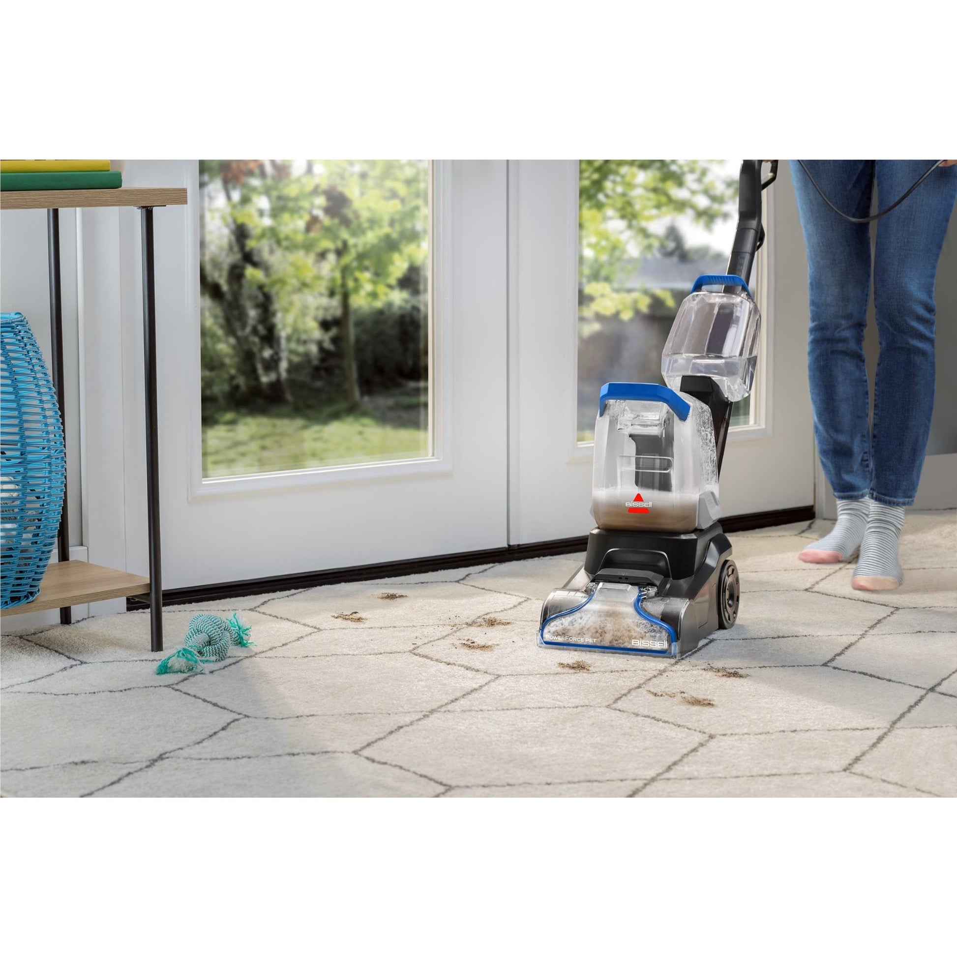 Bissell 4059F PowerForce Pet Upright Carpet & Upholstery Cleaner