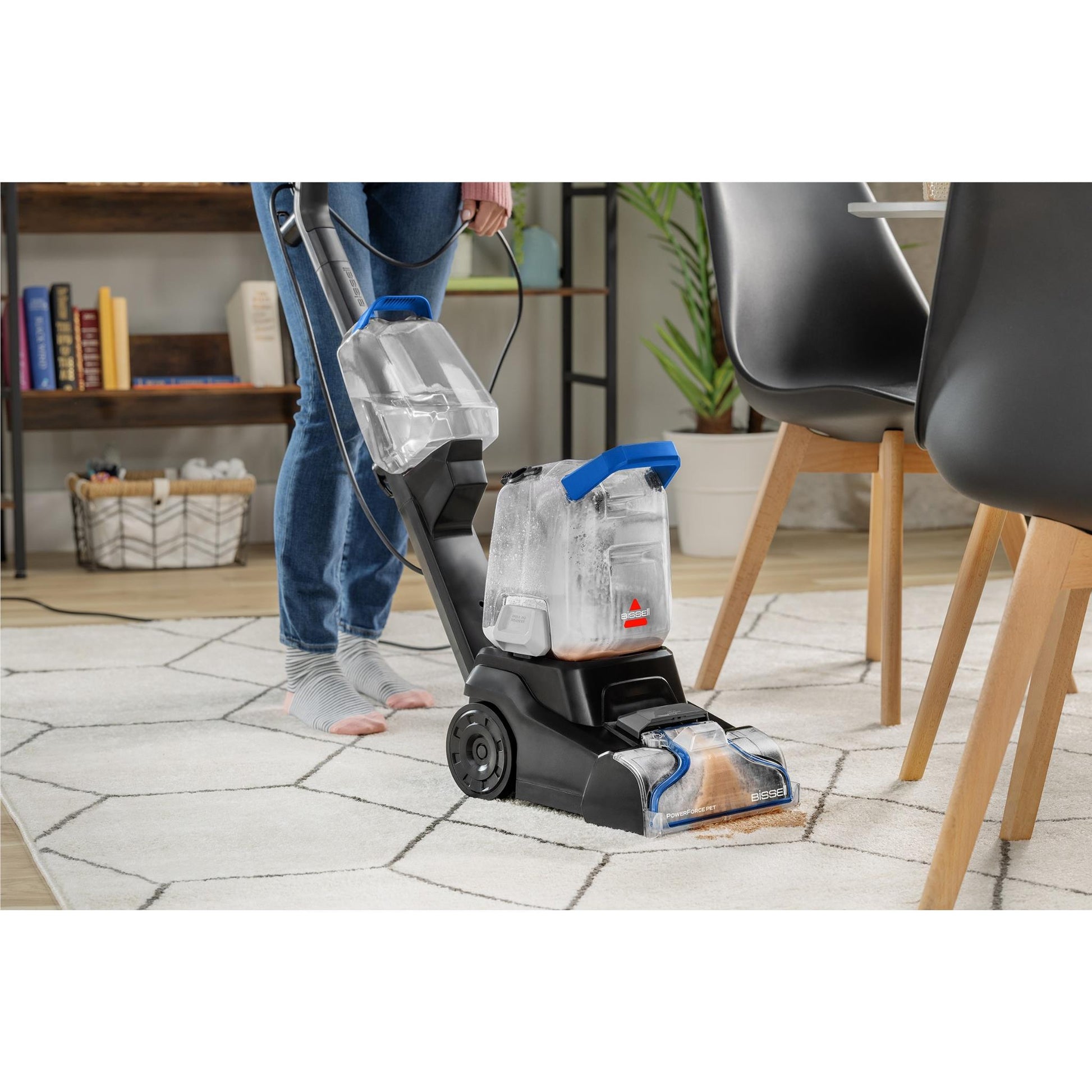 Bissell 4059F PowerForce Pet Upright Carpet & Upholstery Cleaner