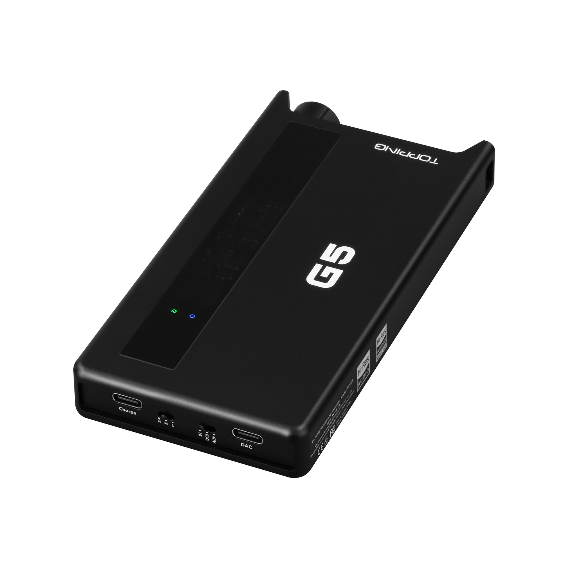 Topping G5 Portable DAC and Headphone Amplifier (Black)