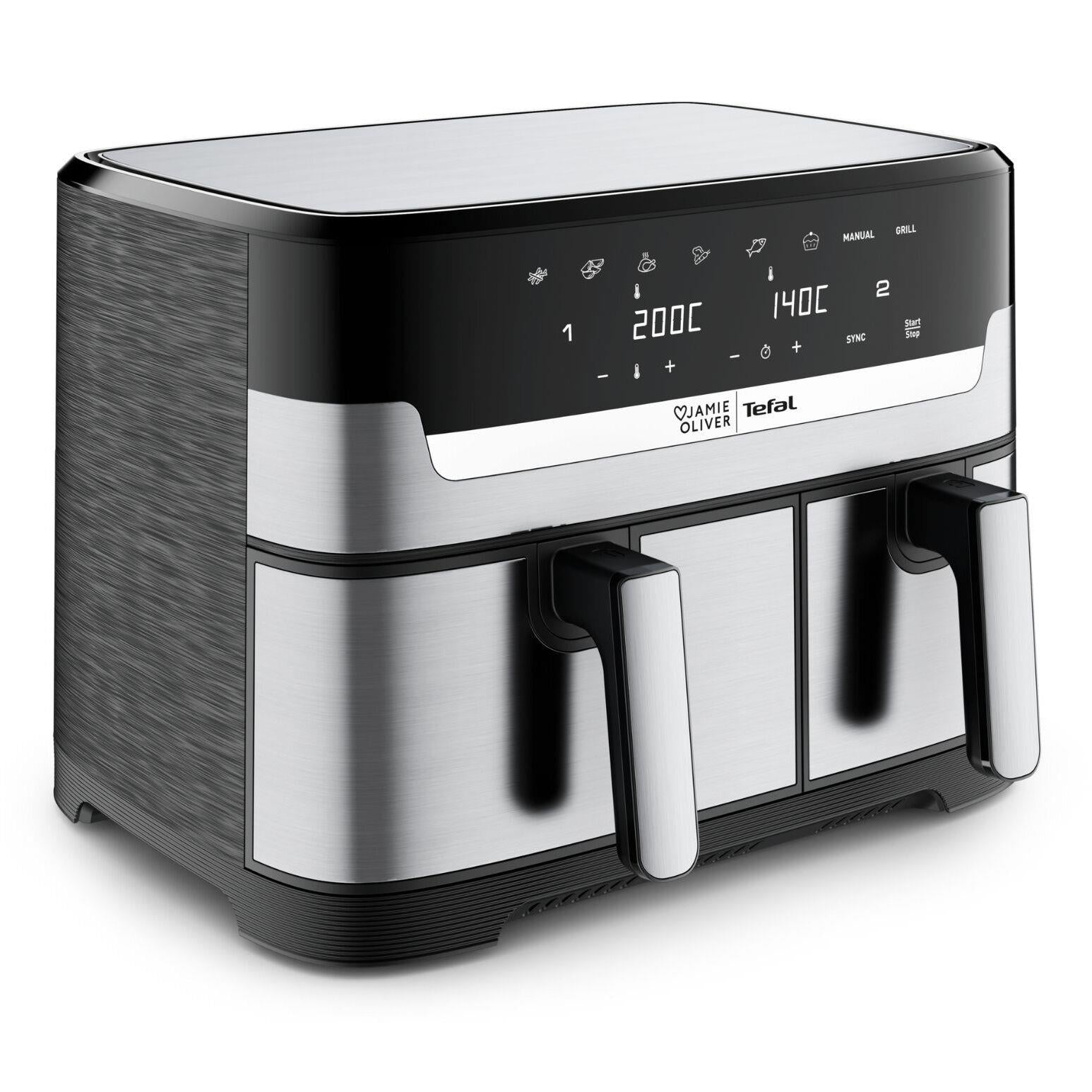 Tefal Jamie Oliver 8.3L Dual Easy Fry & Grill XXL Air Fryer