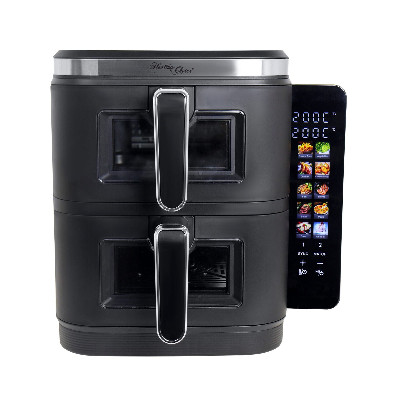Healthy Choice AFVC30 11L 2400W Double Decker Dual Zone Air Fryer