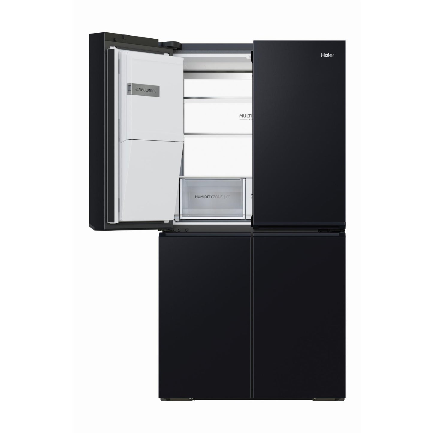 Haier HRF680YZC 601L 600 Series Quad Door Fridge (Black)