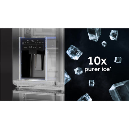 Haier HRF680YZS 601L 600 Series Quad Door Fridge (Satina)