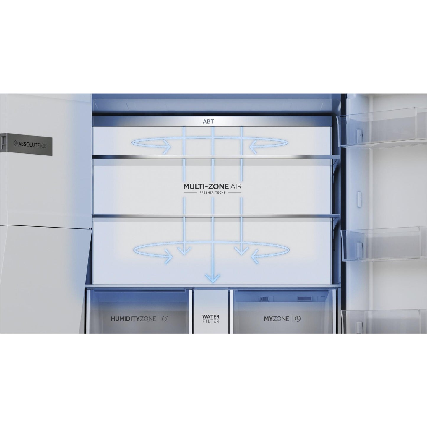Haier HRF680YZS 601L 600 Series Quad Door Fridge (Satina)