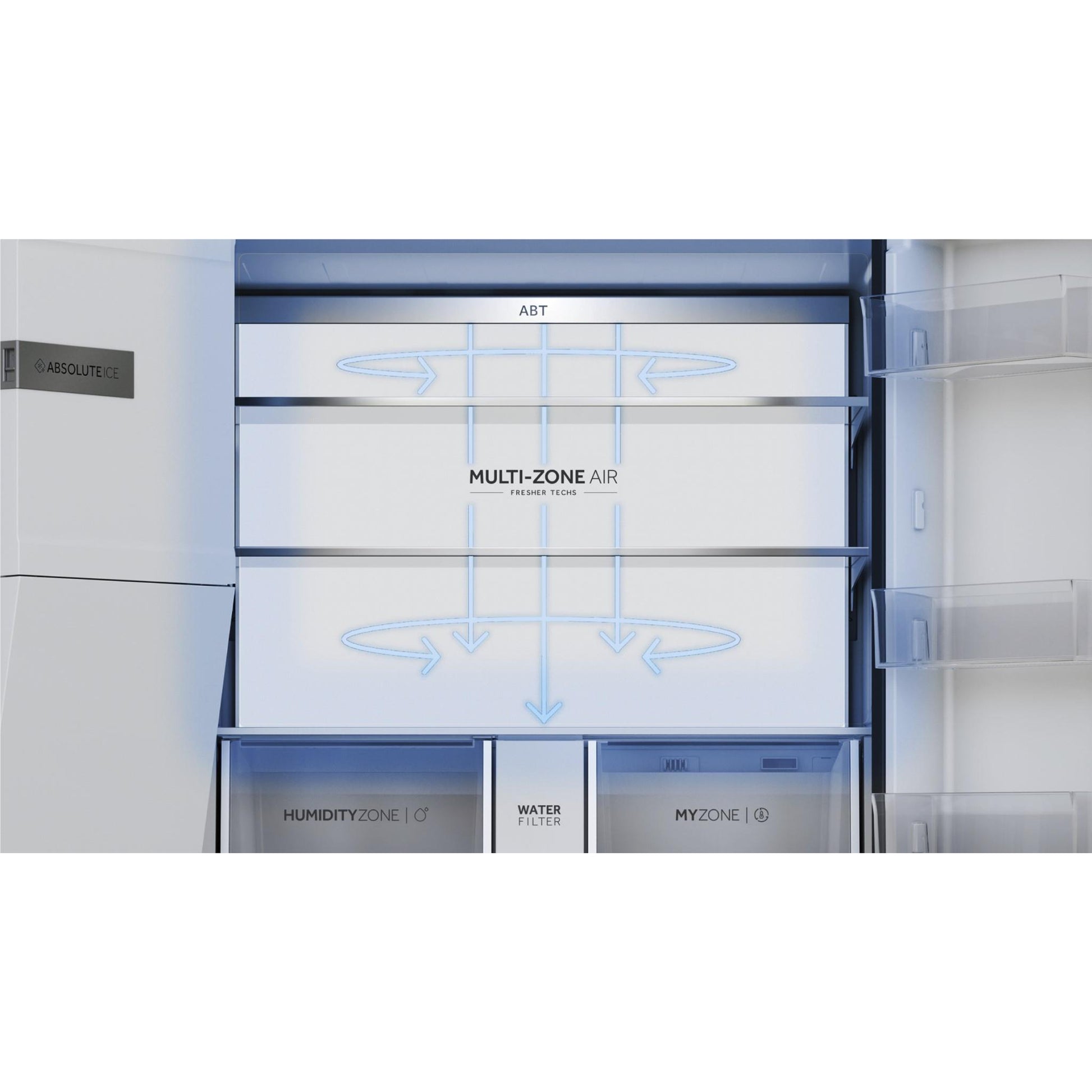 Haier HRF680YZS 601L 600 Series Quad Door Fridge (Satina)