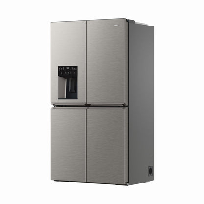 Haier HRF680YZS 601L 600 Series Quad Door Fridge (Satina)