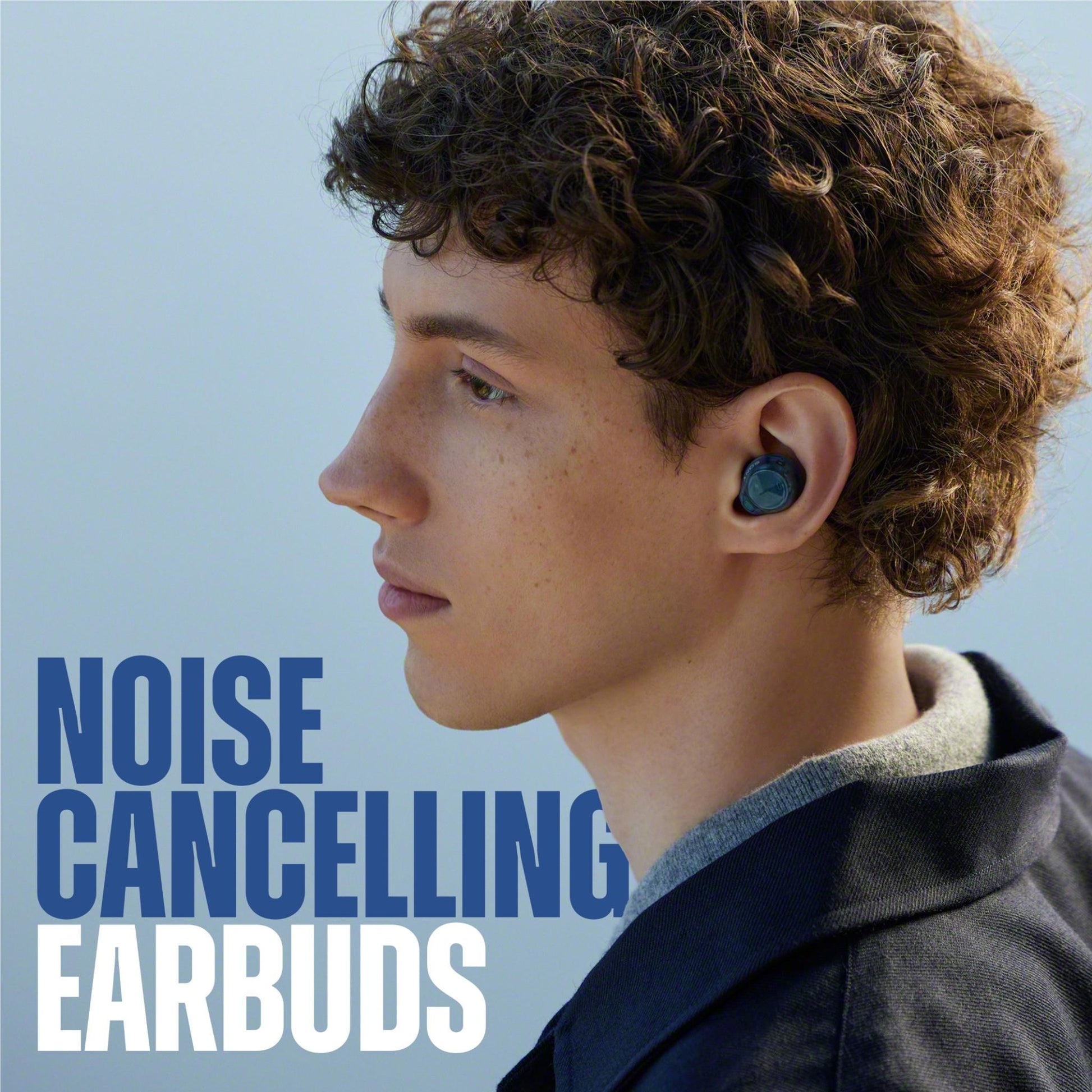 Sony WFC710N Truly Wireless Noise Cancelling Earbuds (Glass Blue)