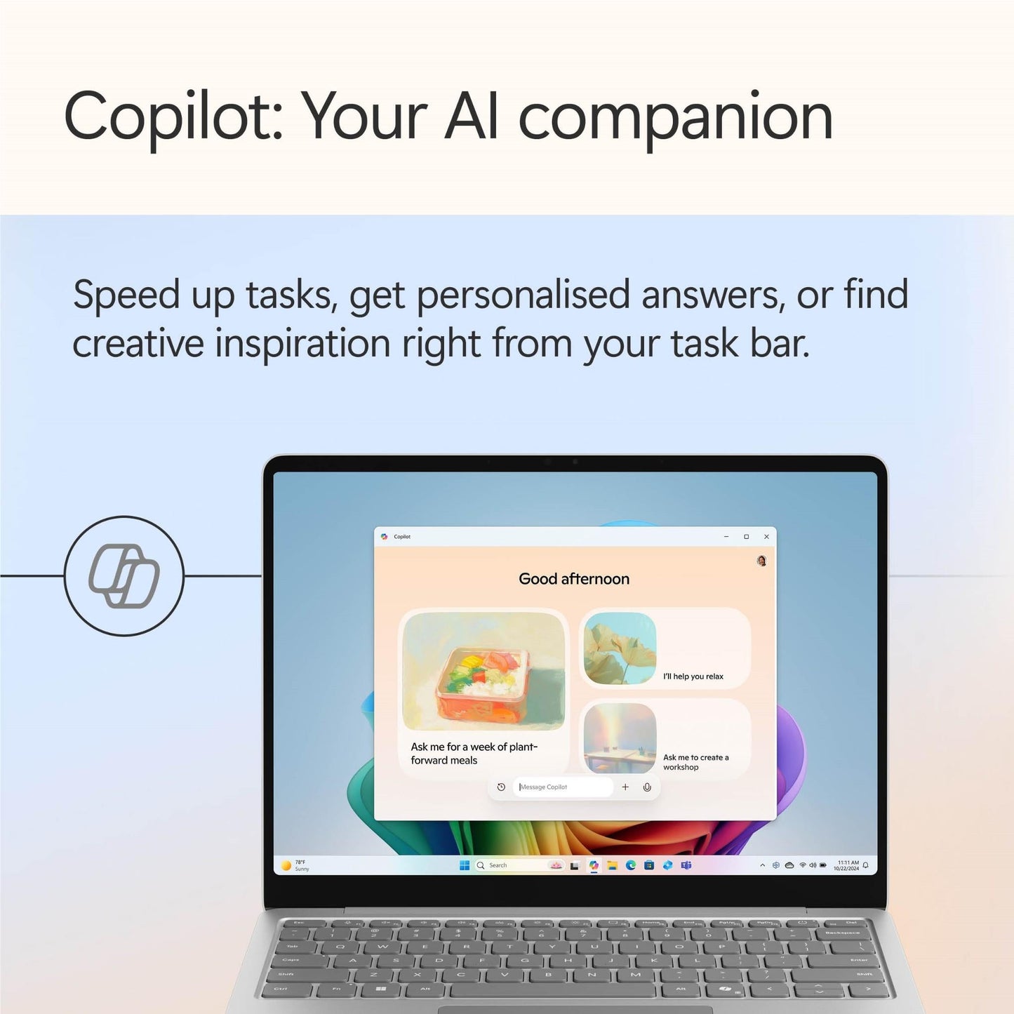 Microsoft Surface Laptop Copilot+ AI PC 13" Snapdragon X Plus 8 core/16GB/256GB (Platinum)