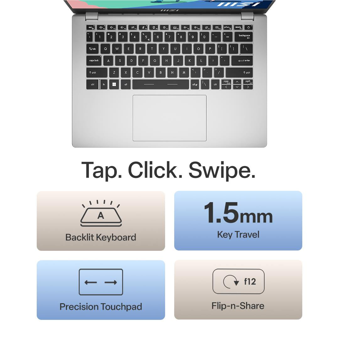 MSI Modern 14 14" FHD Laptop (Intel Core 5) [512GB]