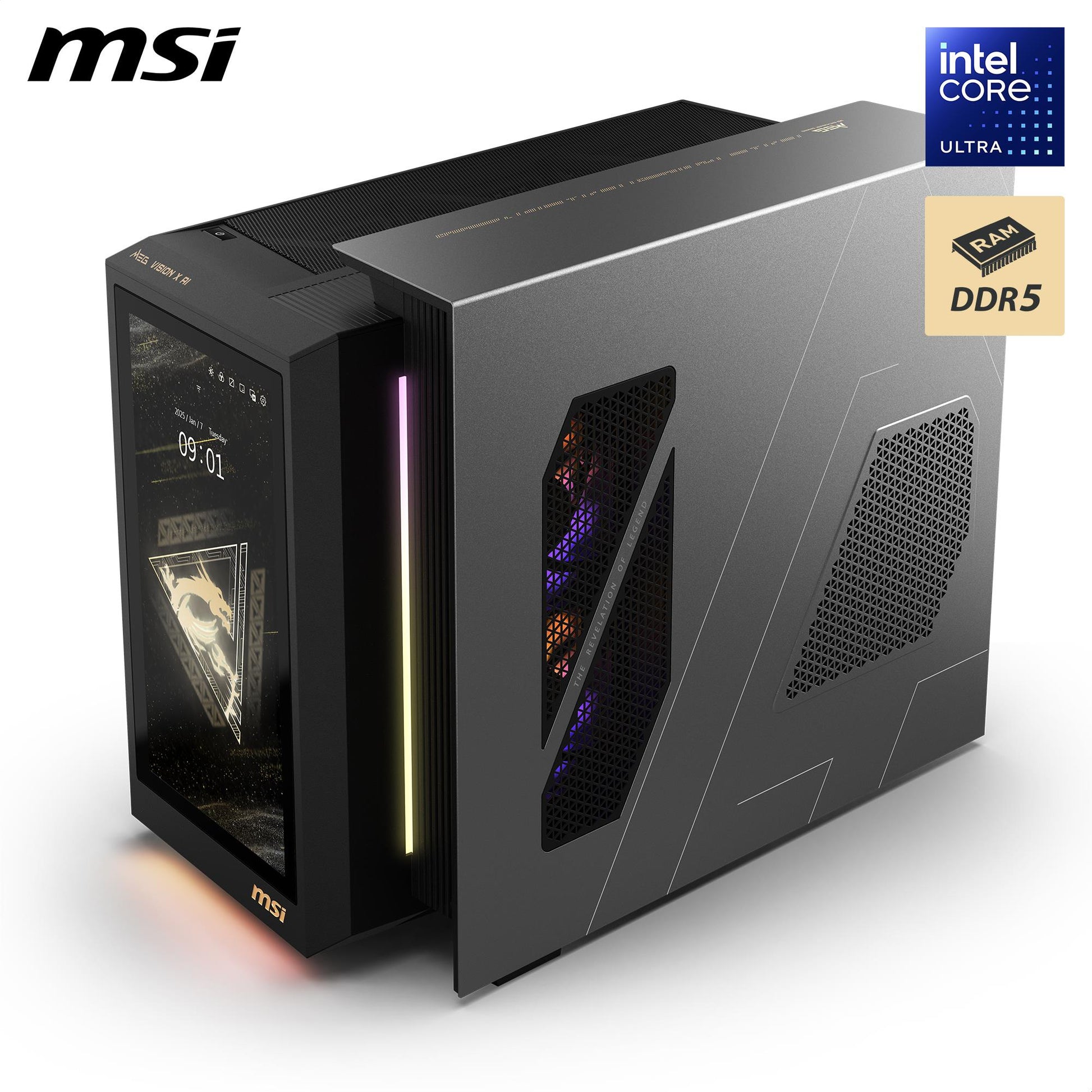 MSI MEG Vision X AI 2NVV9-034AU Gaming Desktop (Intel Core Ultra 9-285K)[GeForce RTX 5080]