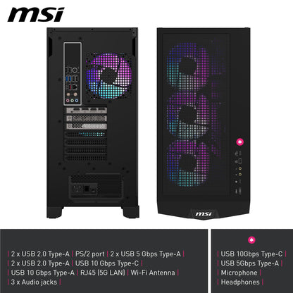 MSI Infinite X3 AI 2NVV9-040AU Gaming Desktop (Intel Core Ultra 9-285K)[GeForce RTX 5080]