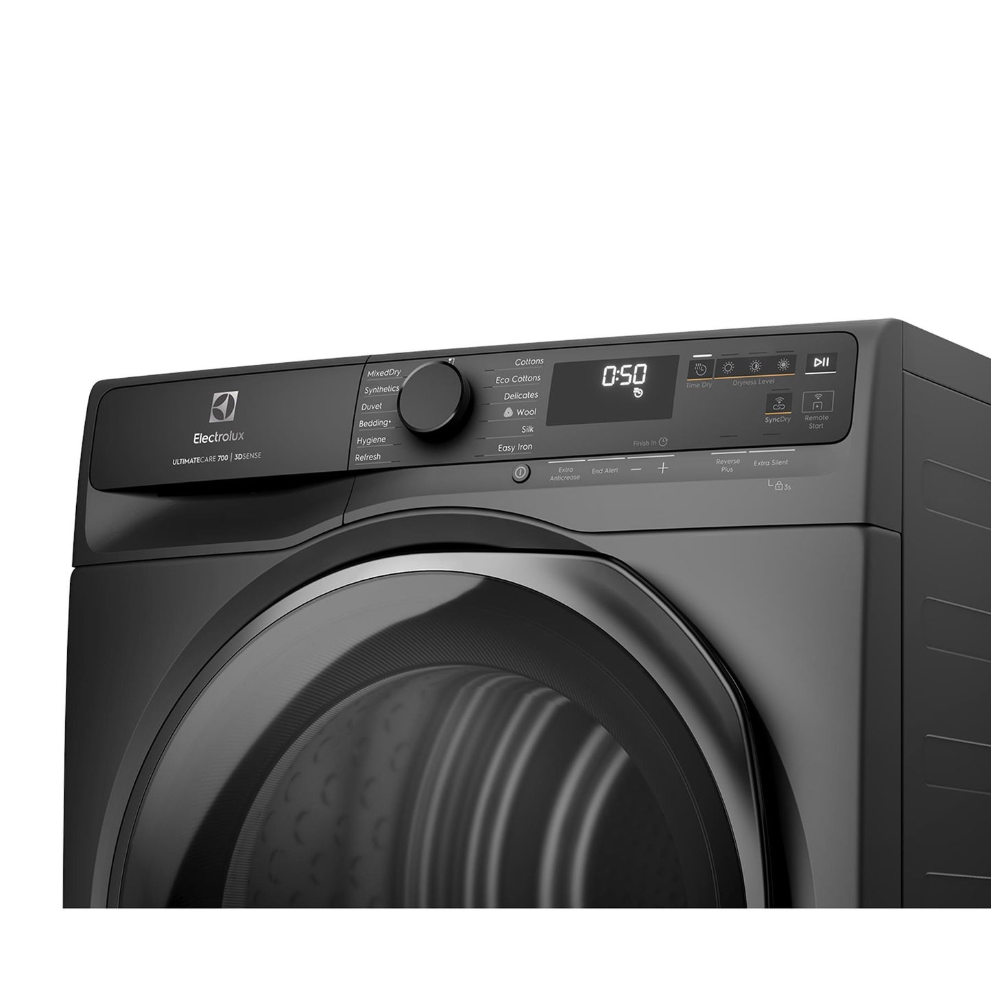 Electrolux EDH903R7SC UltimateCare 700 9kg Heat Pump Dryer (Dark Onyx)