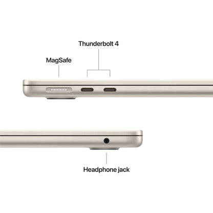 Apple MacBook Air 13-inch with M4 Chip, 256GB/16GB (Starlight)[~Refurbished]