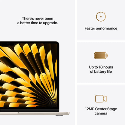 Apple MacBook Air 13-inch with M4 Chip, 256GB/16GB (Starlight)[~Refurbished]