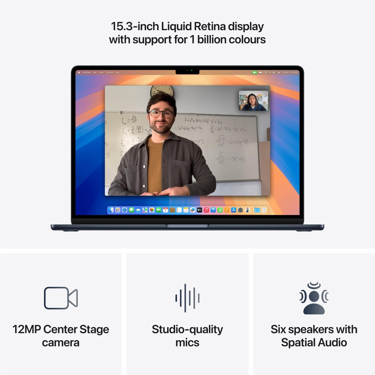Apple MacBook Air 15-inch with M4 Chip, 512GB/16GB (Midnight)[~Refurbished]