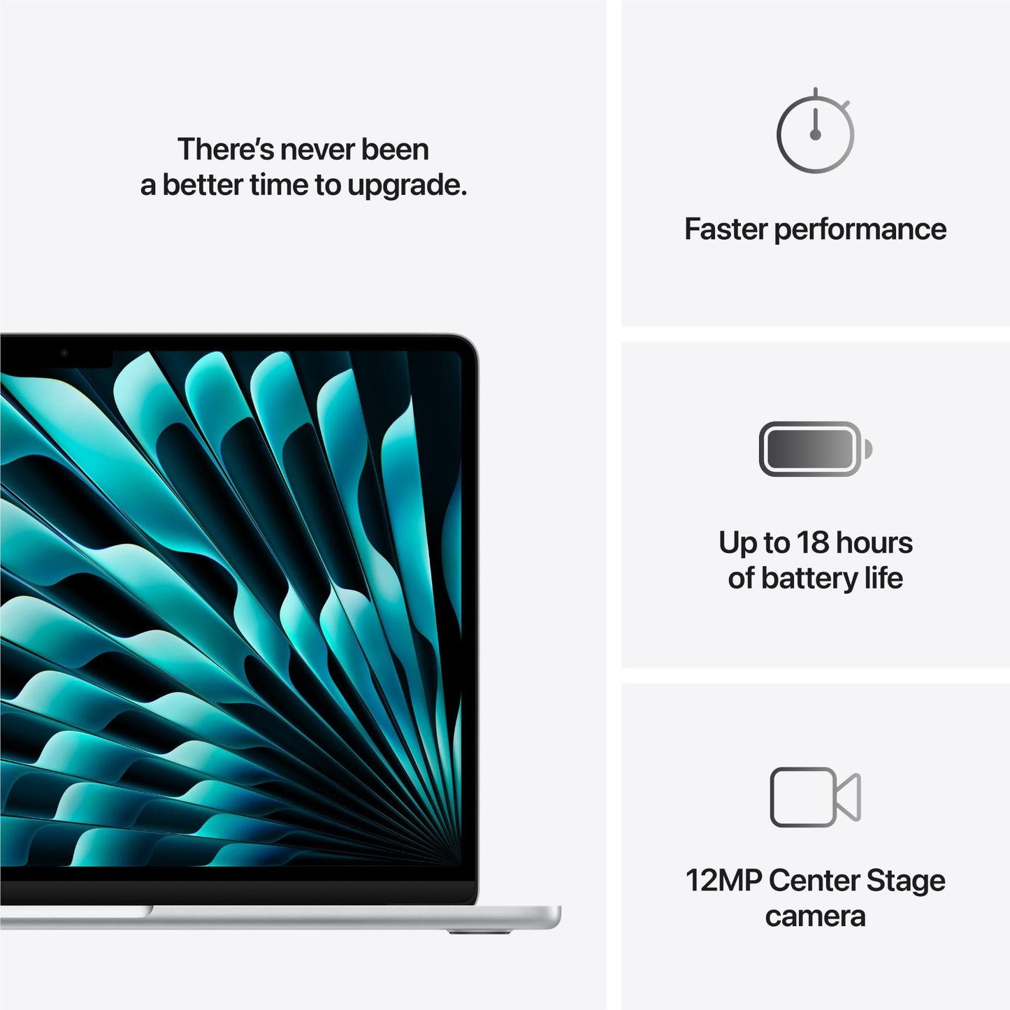 Apple MacBook Air 13-inch with M4 Chip, 512GB/24GB (Silver)[~Refurbished]