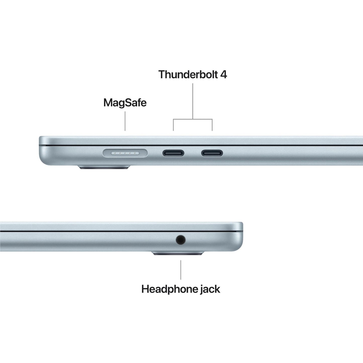 Apple MacBook Air 15-inch with M4 Chip, 512GB/24GB (Sky Blue)[~Refurbished]