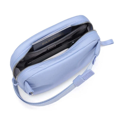 Pacsafe W Anti-Theft RFID Blocking Slashguard Micro Travel Sling Serenity Blue