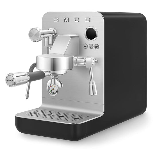 Smeg Minipro Espresso Manual Coffee Machine (Matte Black)