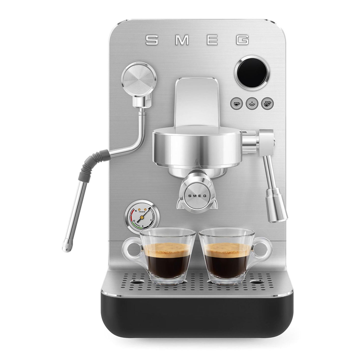Smeg Minipro Espresso Manual Coffee Machine (Matte Black)