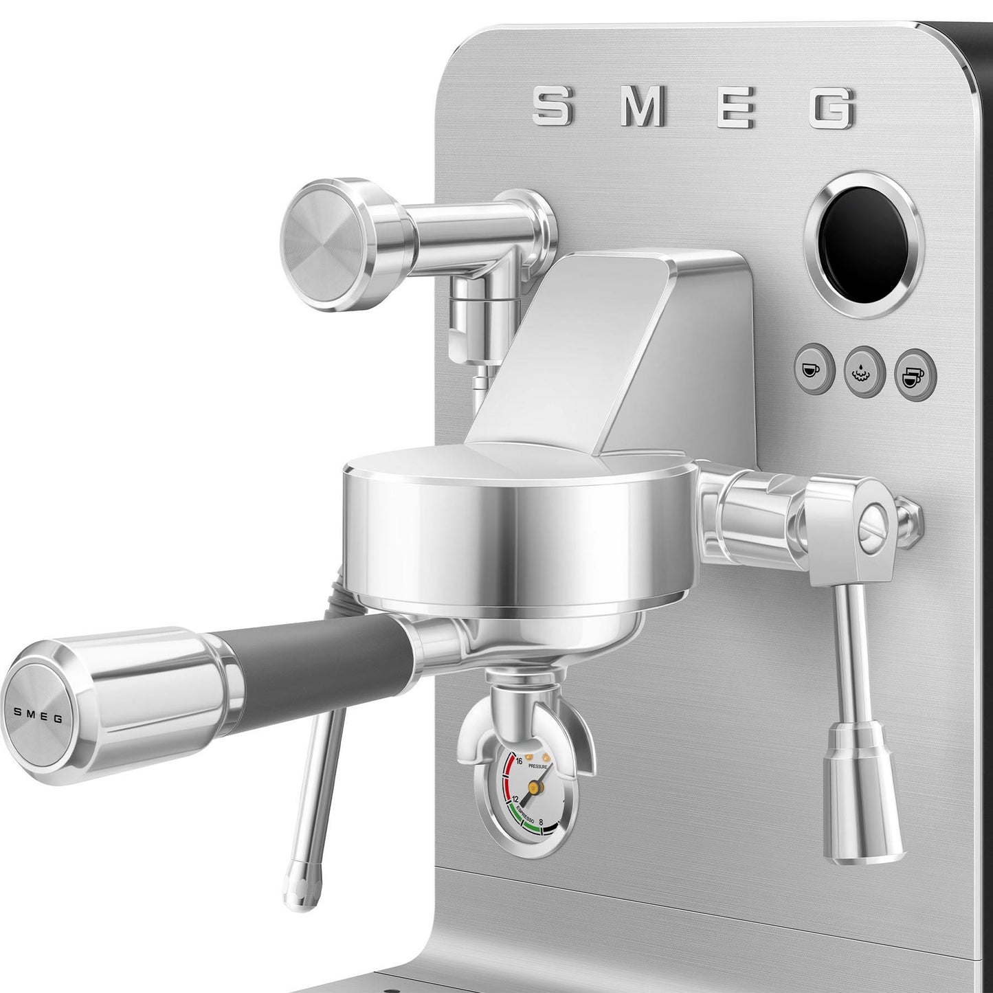 Smeg Minipro Espresso Manual Coffee Machine (Matte Black)