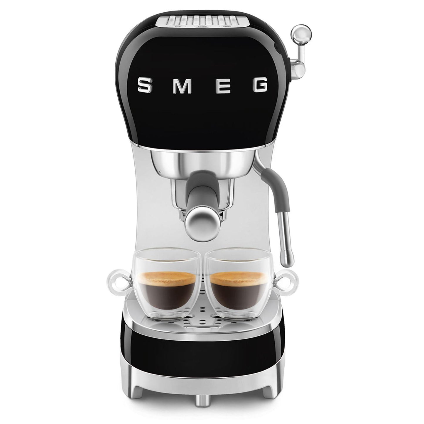Smeg 50's Style Espresso Manual Coffee Machine (Black)