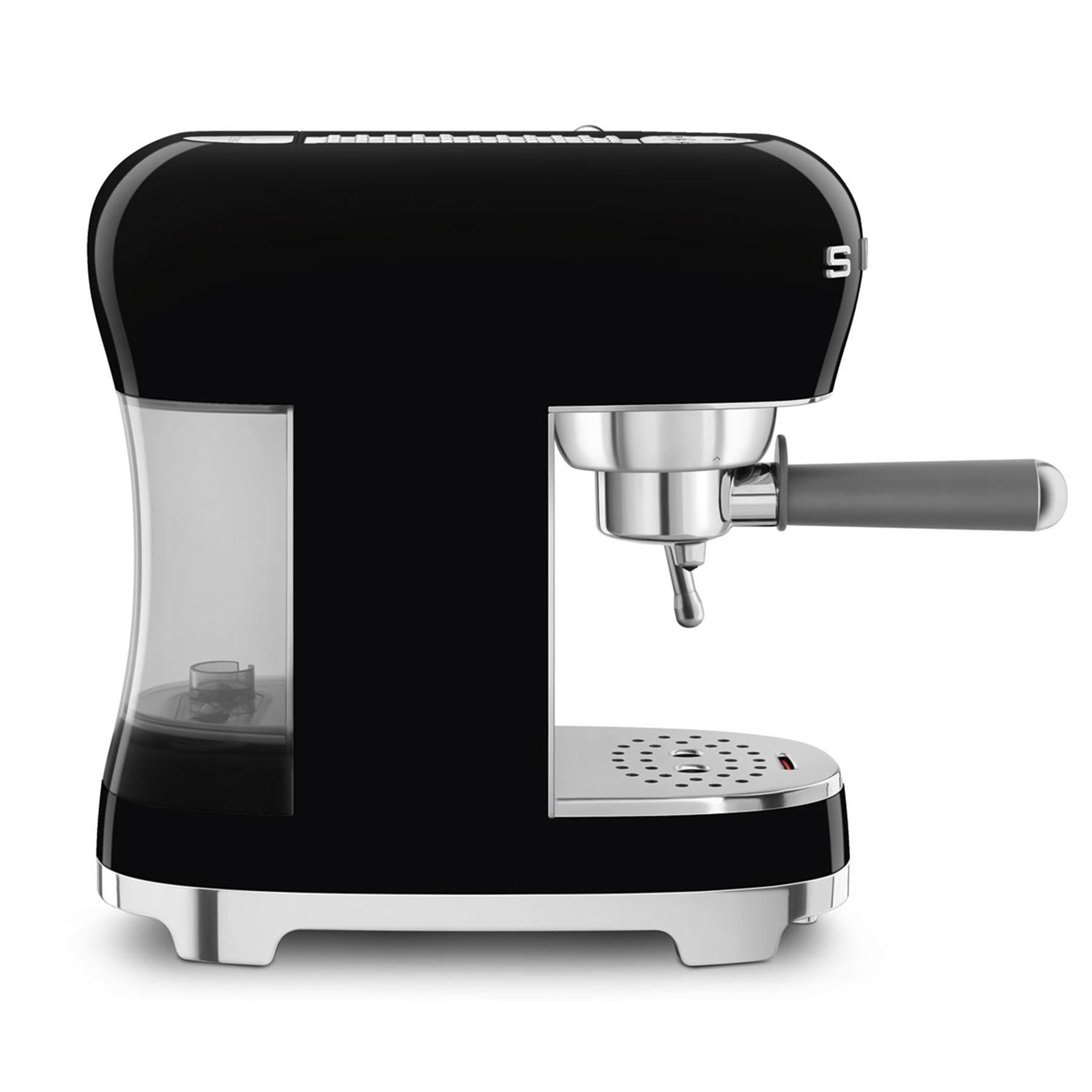 Smeg 50's Style Espresso Manual Coffee Machine (Black)