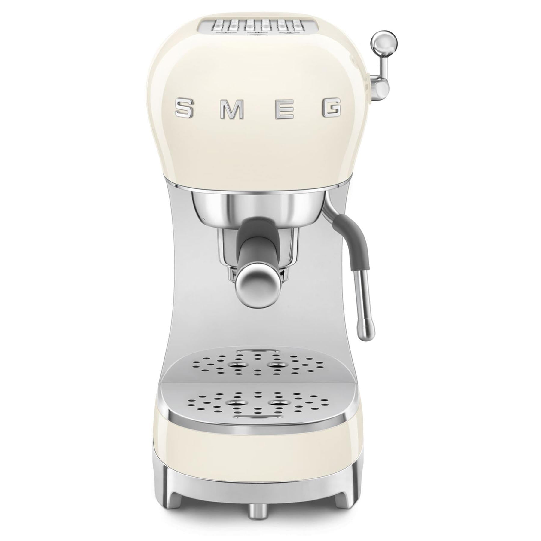 Smeg 50's Style Espresso Manual Coffee Machine (Cream)