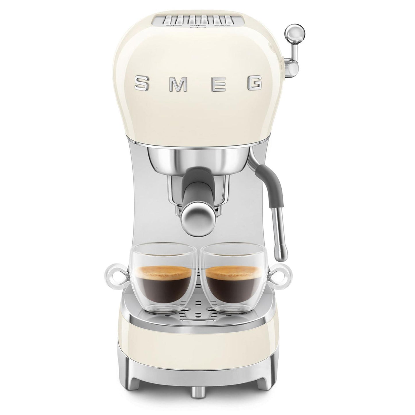 Smeg 50's Style Espresso Manual Coffee Machine (Cream)