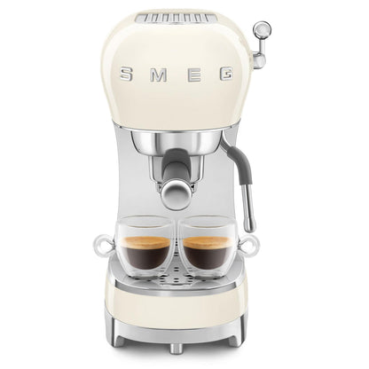 Smeg 50's Style Espresso Manual Coffee Machine (Cream)