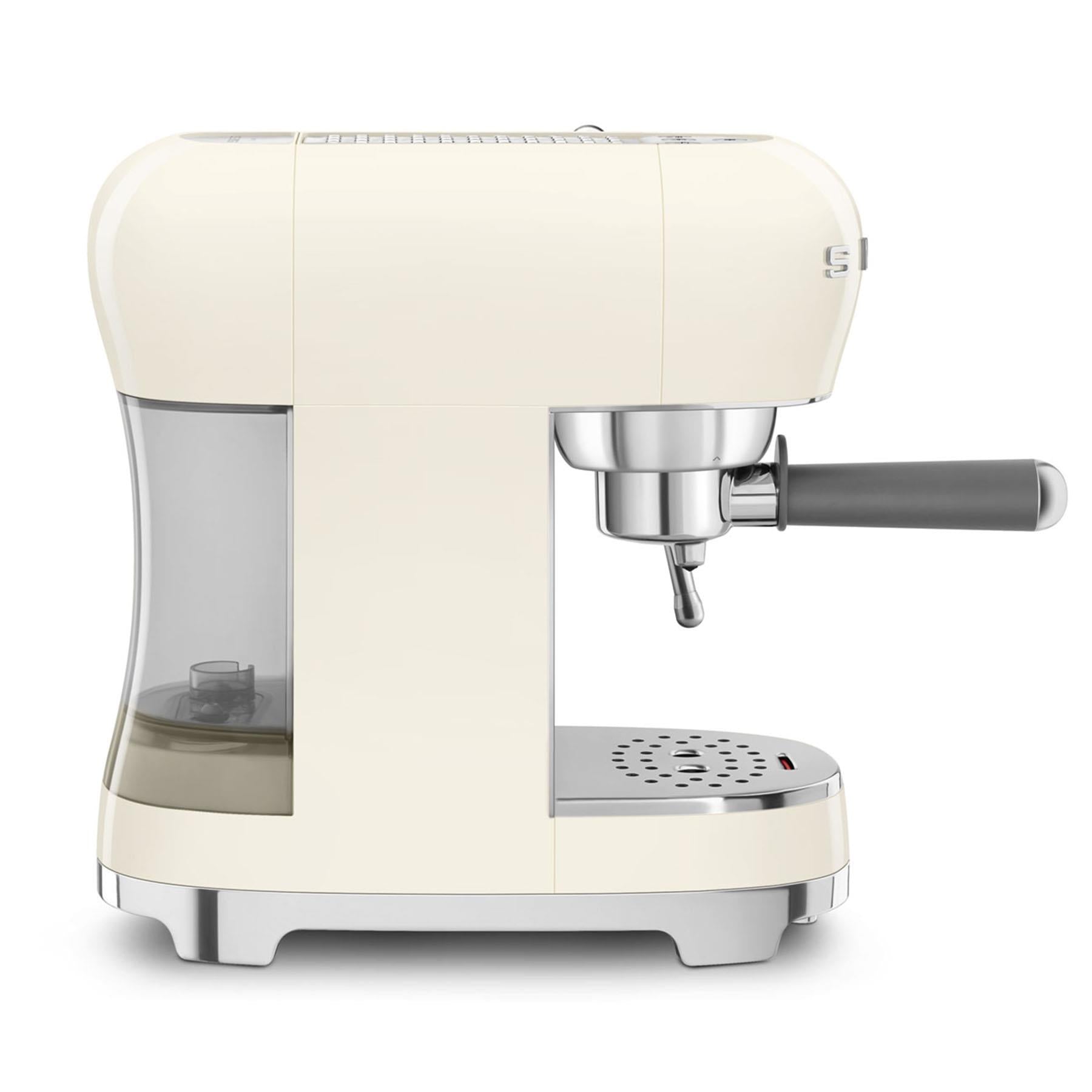 Smeg 50's Style Espresso Manual Coffee Machine (Cream)