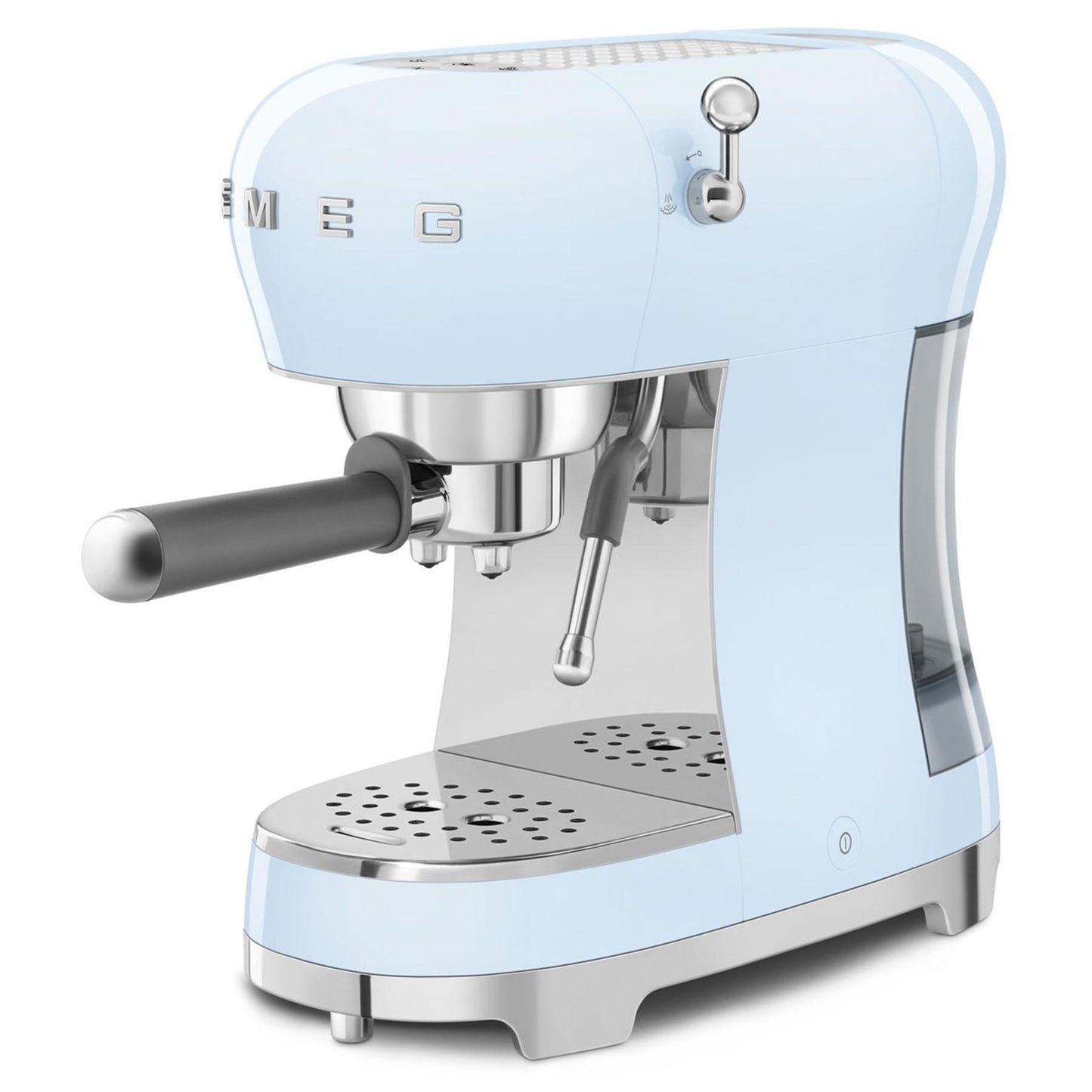 Smeg 50's Style Espresso Manual Coffee Machine (Pastel Blue)