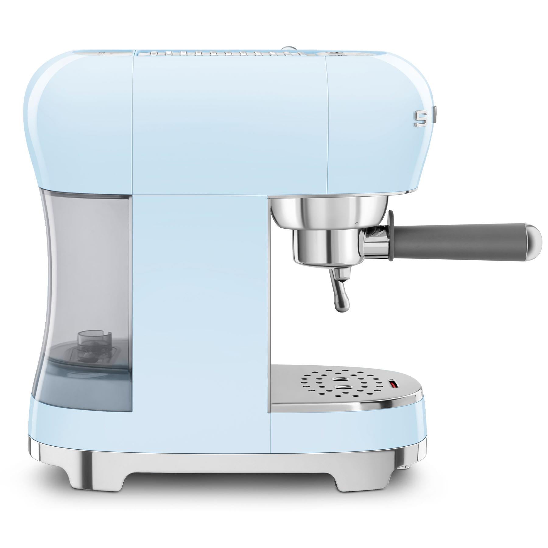 Smeg 50's Style Espresso Manual Coffee Machine (Pastel Blue)