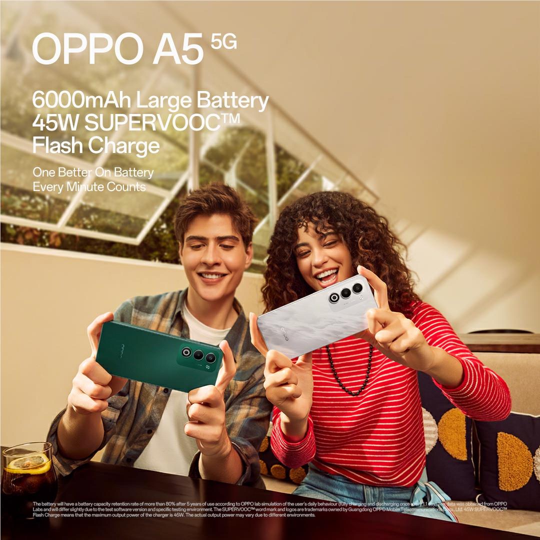 OPPO A5 5G 128GB (Mist White)