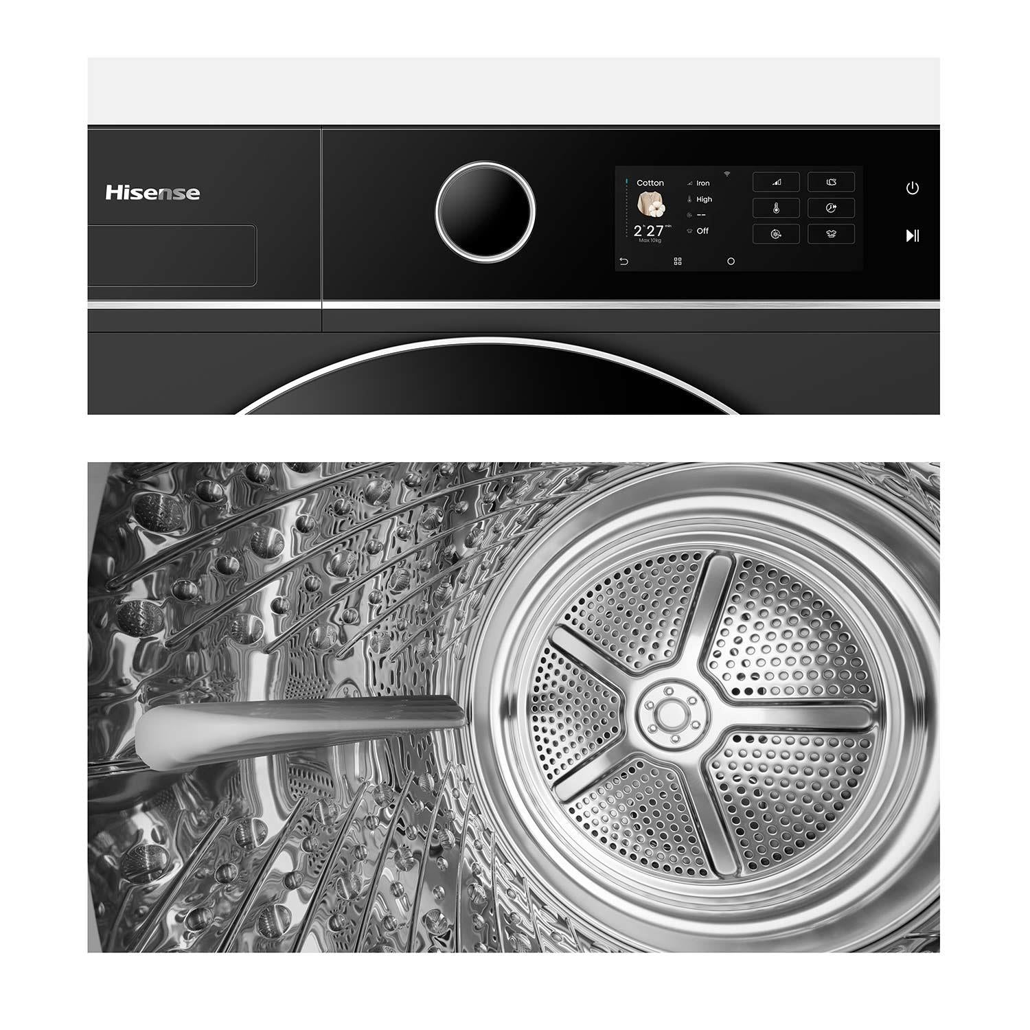 Hisense HDF8I10HB 8i Series 10kg Heat Pump Dryer