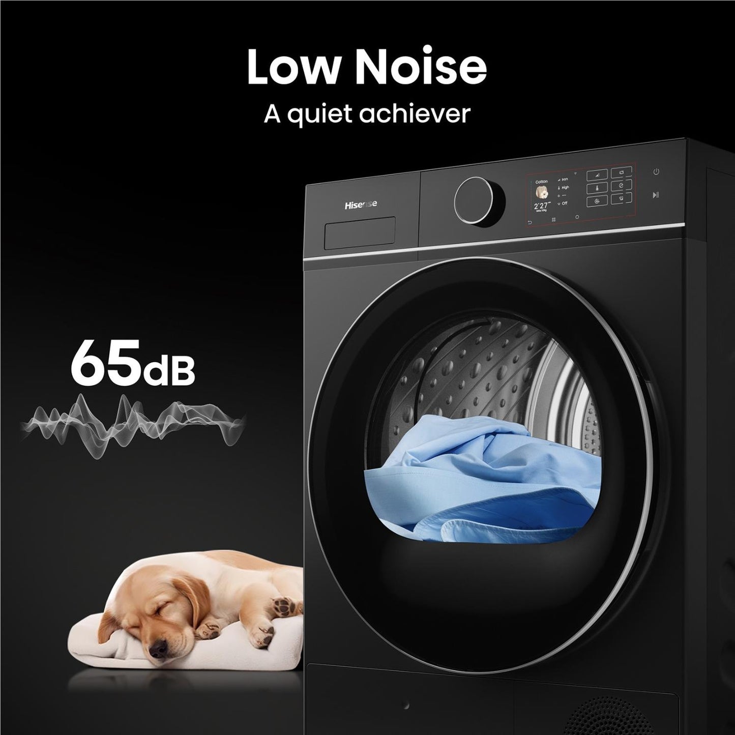 Hisense HDF8I10HB 8i Series 10kg Heat Pump Dryer
