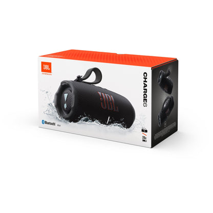 JBL Charge 6 Portable Bluetooth Speaker (Black)