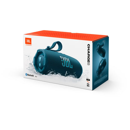JBL Charge 6 Portable Bluetooth Speaker (Blue)
