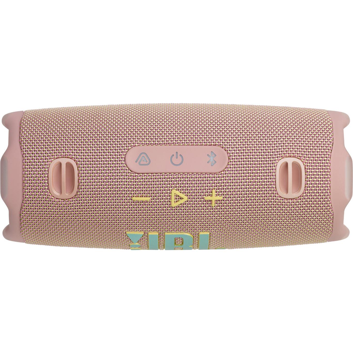 JBL Charge 6 Portable Bluetooth Speaker (Pink)