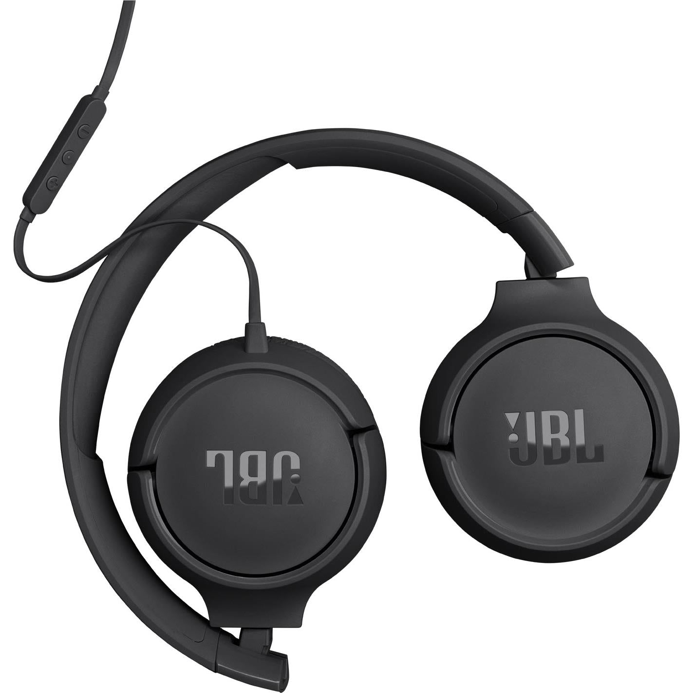 JBL Tune 520C Wired USB-C On-Ear Headphones (Black)